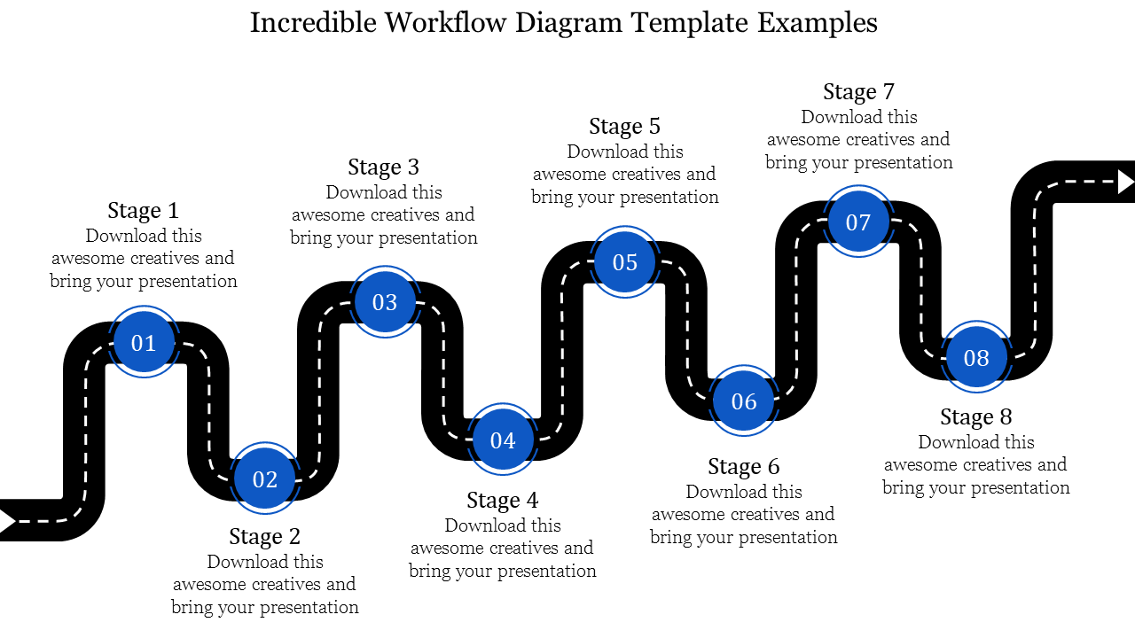 Leave an Everlasting Workflow Diagram Template Presentation